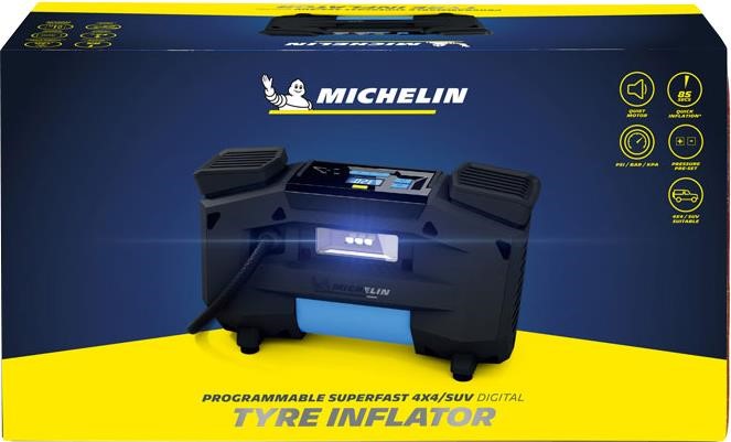 Programmable super-fast digital car compressor for 4x4 tire inflation Michelin W12314