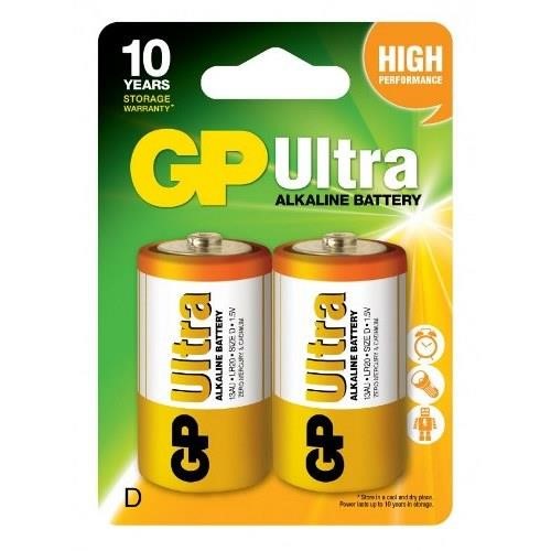 GP Batteries GP13AU-U2 Alkaline battery GP ULTRA ALKALINE "D", 1,5V GP13AUU2