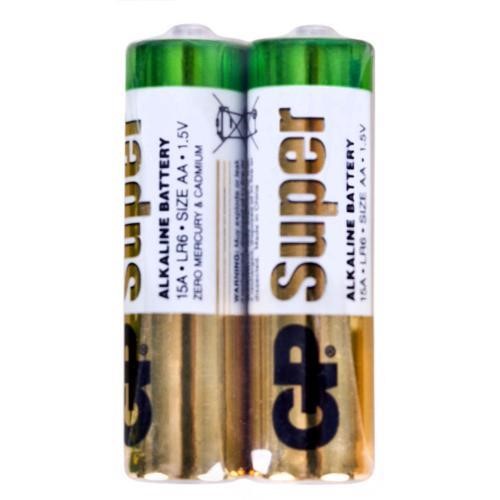 GP Batteries GP15A-S2 Alkaline battery GP SUPER ALKALINE "AA", 1,5V GP15AS2