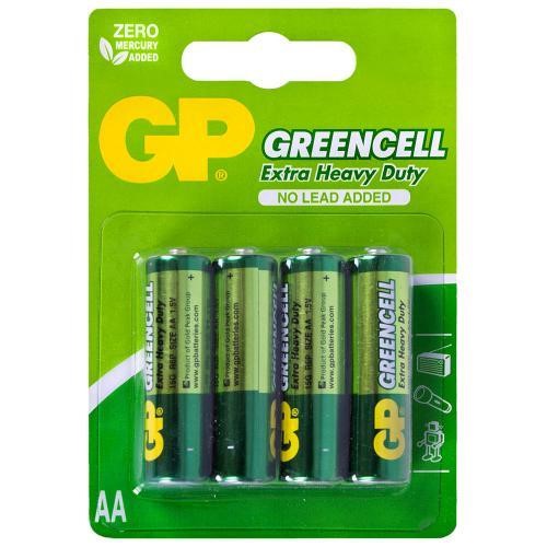 GP Batteries GP15G-U4 Salt battery GP GREENCELL "AA", 1,5V GP15GU4