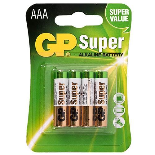 GP Batteries GP24A-U4 Alkaline battery GP SUPER ALKALINE "AAA", 1,5V GP24AU4