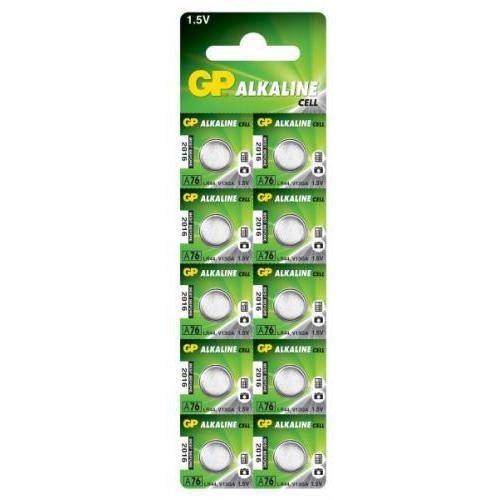 GP Batteries GPA76-U10 Alkaline battery GP ALKALINE "A76", 1,5V GPA76U10