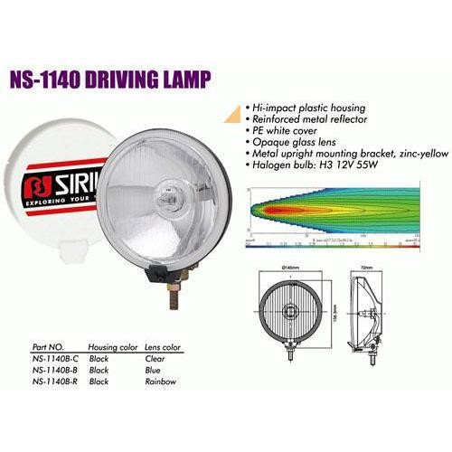 SIRIUS NS-1140 B-C Additional headlight SIRIUS NS1140BC