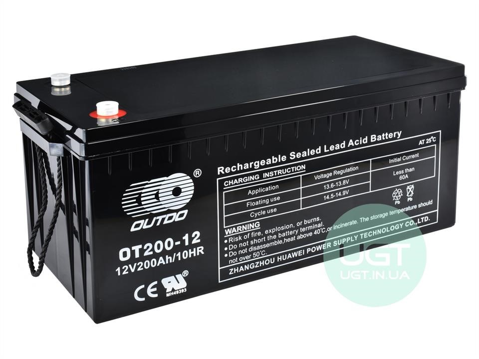 Outdo OT200-12 Battery OUTDO VRLA 12B AGM 200Ач R+ OT20012