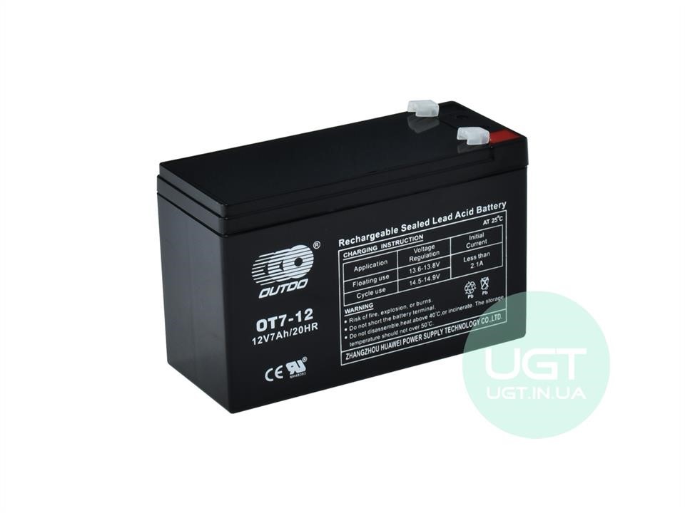 Outdo OT7-12 Battery OUTDO VRLA 12B AGM 7Ач L+ OT712