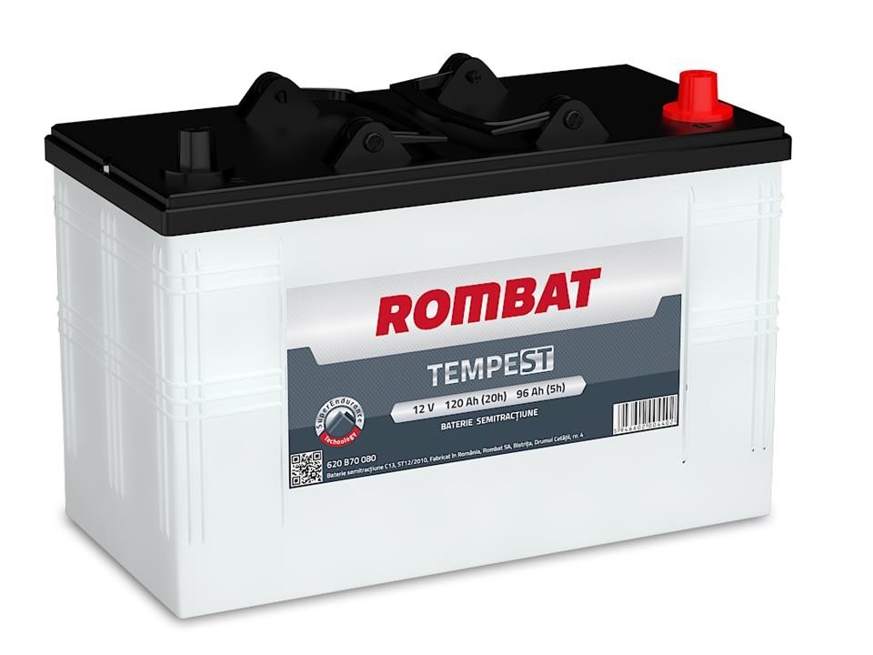 ROMBAT STC3620 Battery ROMBAT TEMPEST SEMI-TRACTION 12B AGM 120Ач R+ STC3620