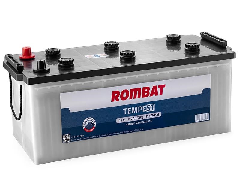 ROMBAT STM5670 Battery ROMBAT TEMPEST SEMI-TRACTION 12B AGM 170Ач 1000A L+ STM5670