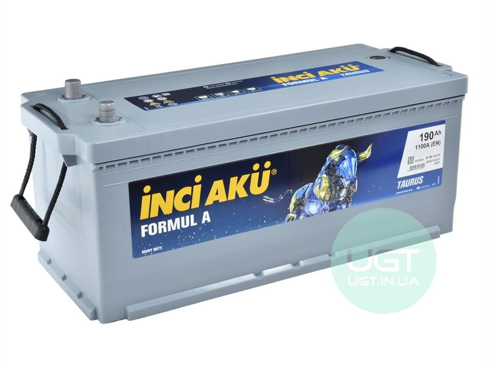 Inci Aku B 190 110 310 Battery INCI AKU FormulA TAURUS 12B 190Ач 1100A R+ B190110310