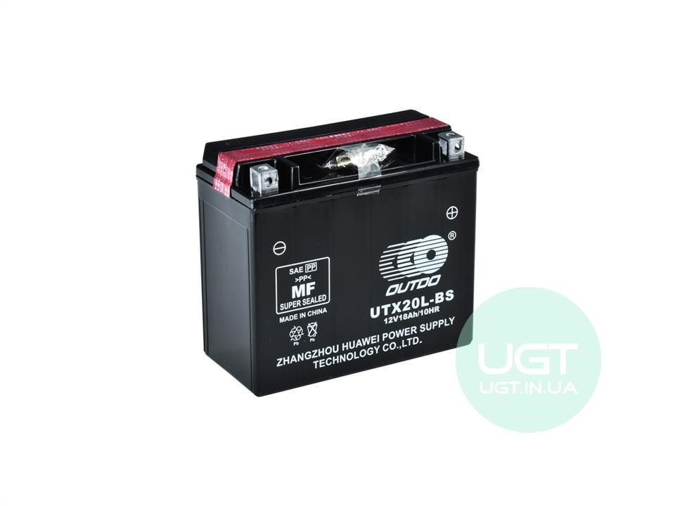 Outdo UTX20L-BS Battery OUTDO MOTO 12B AGM 18Ач 270А(CCA-18) R+ UTX20LBS