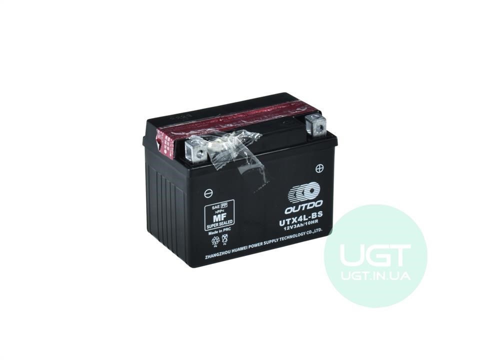 Outdo UTX4L-BS Battery OUTDO MOTO 12B AGM 3Ач 50А(CCA-18) R+ UTX4LBS