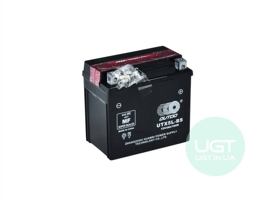 Outdo UTX5L-BS Battery OUTDO MOTO 12B AGM 4Ач 70А(CCA-18) R+ UTX5LBS