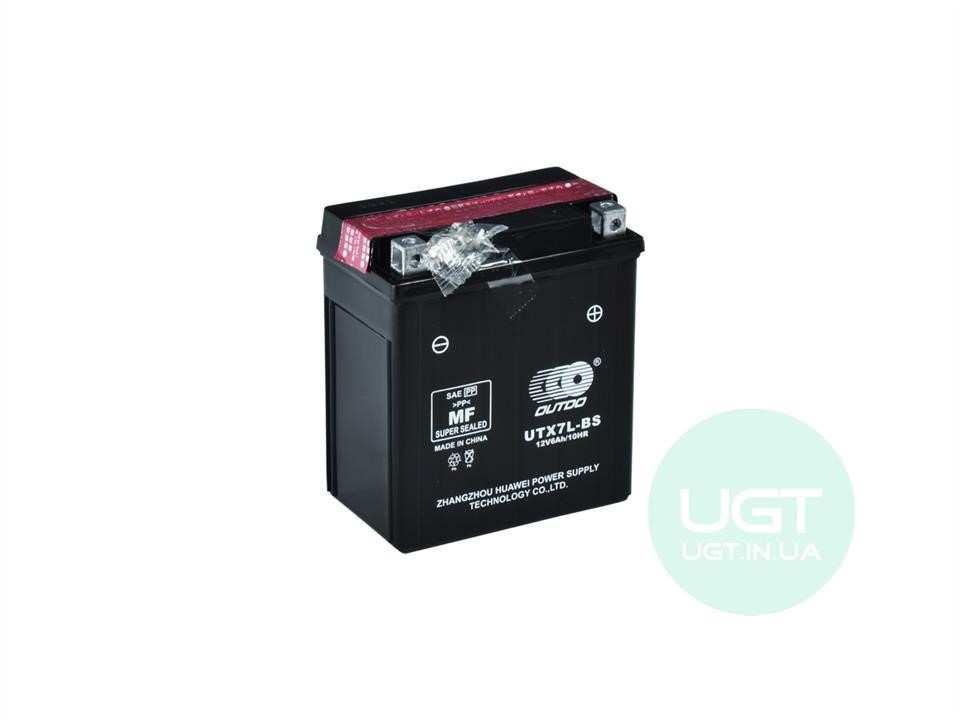 Outdo UTX7L-BS Battery OUTDO MOTO 12B AGM 6Ач 85А(CCA-18) R+ UTX7LBS