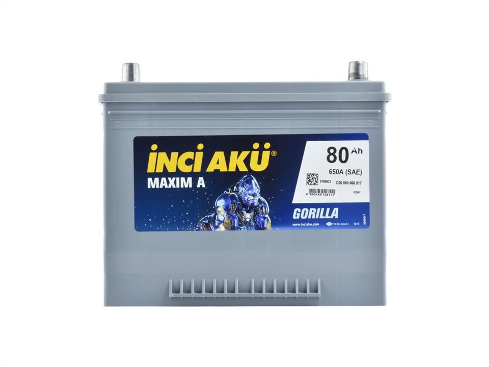 Inci Aku D26 080 065 017 Battery INCI AKU MAXIM A GORILLA 12B Ca/Ca + Silver 80Ач 650А(EN) R+ D26080065017