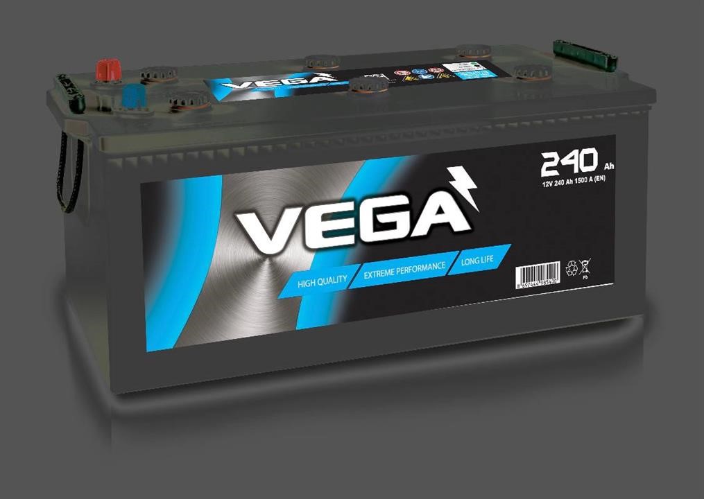 Vega VHD240 Battery VEGA BLACK 12B 240Ач 1400A L+ VHD240