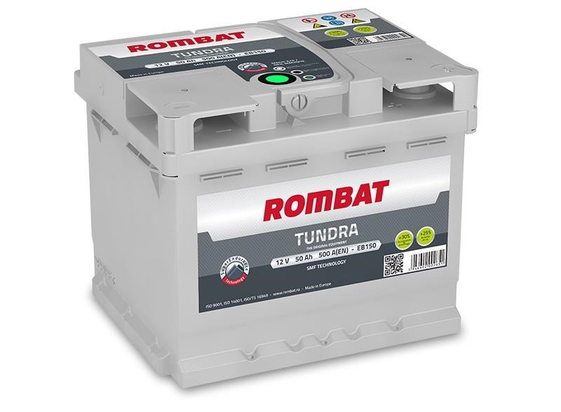ROMBAT EB150 Battery ROMBAT TUNDRA PLUS 12B Ca/Ca + Silver 50Ач 500А(EN) R+ EB150