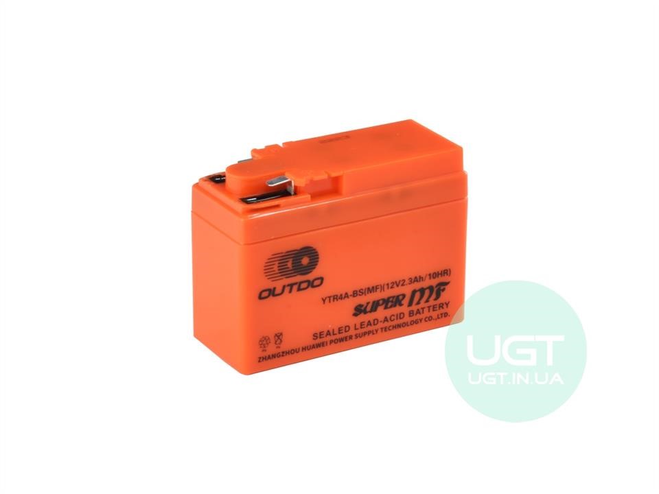 Outdo YTR4A-BS GEL Battery OUTDO MOTO 12B AGM 2,3Ач 30А(CCA-18) R+ YTR4ABSGEL