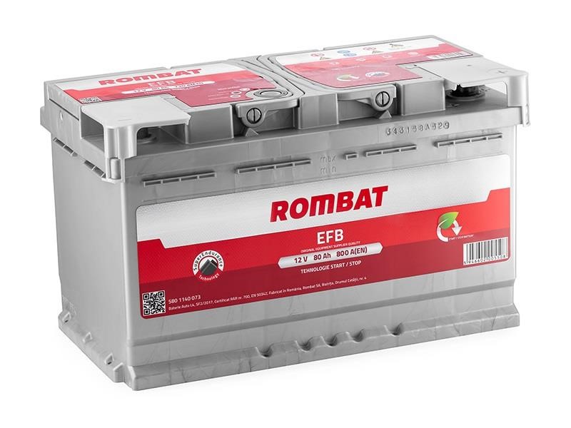 ROMBAT F480 Battery ROMBAT EFB Start&Stop 12B EFB 80Ач 800А(EN) R+ F480