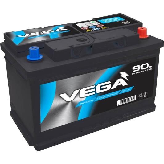 Vega VLB408010B13 Battery VEGA 12B Ca/Ca + Silver 90Ач 850А(SAE) R+ VLB408010B13