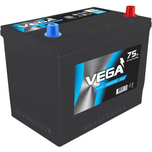 Vega VN5007010B09 Battery VEGA 12B Ca/Ca + Silver 75Ач 750А R+ VN5007010B09