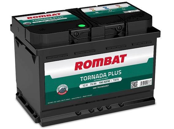 ROMBAT T375N Battery ROMBAT TORNADO PLUS 12V 75Ah 700A (EN) R+ T375N