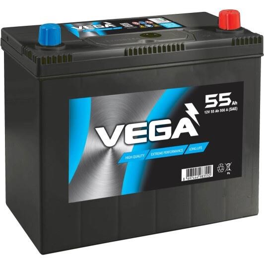 Vega VNS60045B01 Battery VEGA 12B Ca/Ca + Silver 55Ач 500А(SAE) R+ VNS60045B01