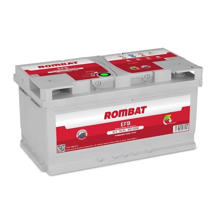 ROMBAT F595 Battery ROMBAT EFB Start&Stop 12B EFB 95Ач 850А(EN) R+ F595