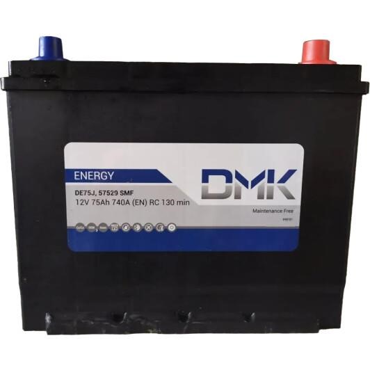 DMK DE75J Battery DMK ENERGY 12V 75Ah 740A (EN) R+ DE75J