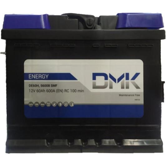DMK DE60HX Battery DMK ENERGY 12V 60Ah 600A (EN) L+ DE60HX