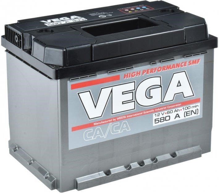 Vega V60054013 Battery VEGA STANDART 12V 60Ah 540A (EN) R+ V60054013