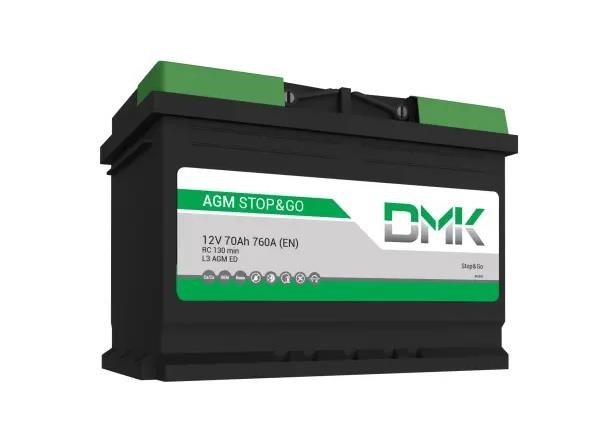 DMK DGM95 Battery DMK DMK AGM Stop&Go 12B AGM 95Ач 850А(EN) R+ DGM95