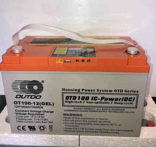 Outdo OTD100-12(DC) Battery OUTDO VRLA 12B AGM 100Ач L+ OTD10012DC