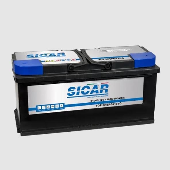 Sicar B100C Battery SICAR Top Energy Evo 12B Ca/Ca + Silver 110Ач 960А(EN) R+ B100C