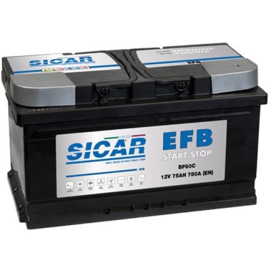 Sicar BF60C Battery SICAR AFB Start /Stop 12B EFB 75Ач 730А(EN) R+ BF60C