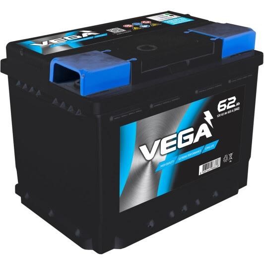Vega VL206011B13 Battery VEGA 12B Ca/Ca + Silver 62Ач 620А(SAE) L+ VL206011B13