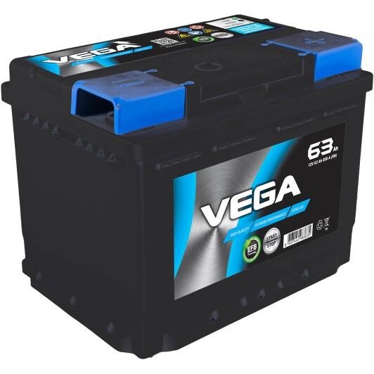 Vega VL206310B13 Battery VEGA 12B EFB 63Ач 650А(SAE) R+ VL206310B13