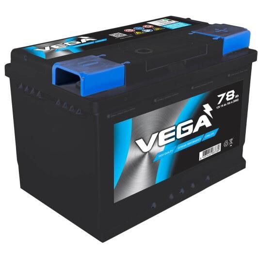 Vega VL307510B01 Battery VEGA 12B Ca/Ca + Silver 78Ач 780А(SAE) R+ VL307510B01
