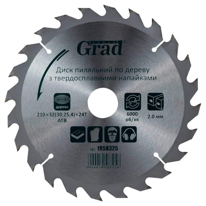 Grad 1958325 Wood saw blade with carbide tips 1958325