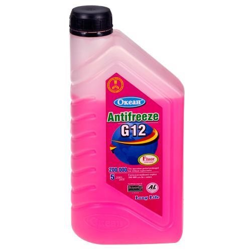 Okean 00000055404 Antifreeze ОКЕАН G12, ready for use -40C, red, 1l 00000055404