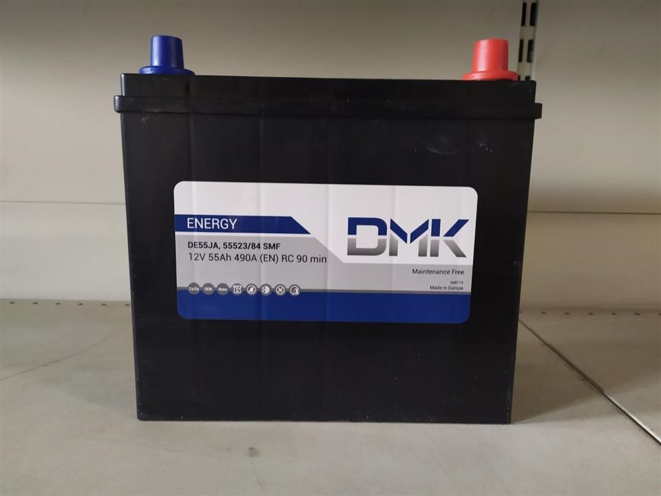 DMK DE55JA Battery DMK DMK Energy 12B Са/Са 55Ач 490А(EN) R+ DE55JA