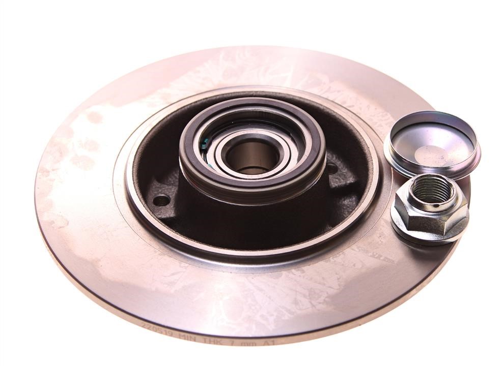 Eurorepar 1619238680 Unventilated brake disc 1619238680