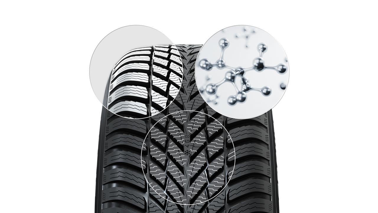 Nokian Passenger Winter Tyre Nokian SNOWPROOF 2 225&#x2F;45 R17 91H – price 563 PLN