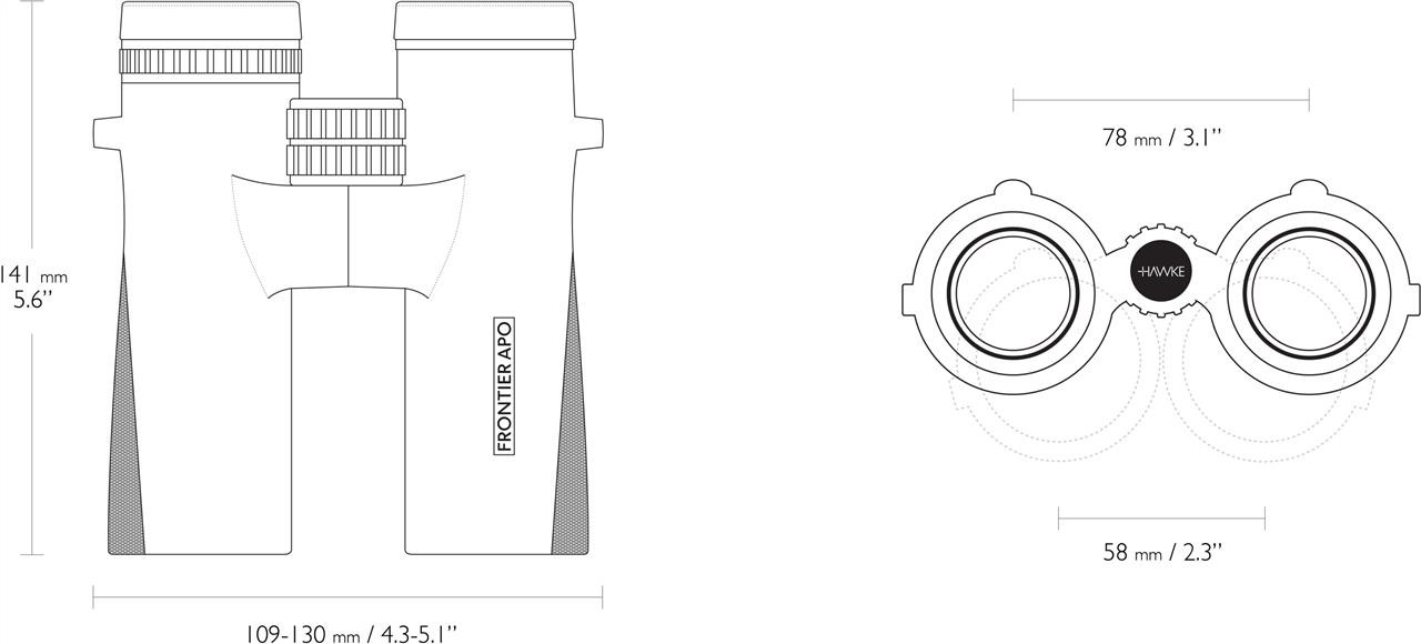 Hawke Binoculars Hawke Frontier APO 10x42 Green – price