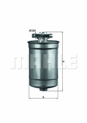 Mahle/Knecht KL 554D Fuel filter KL554D