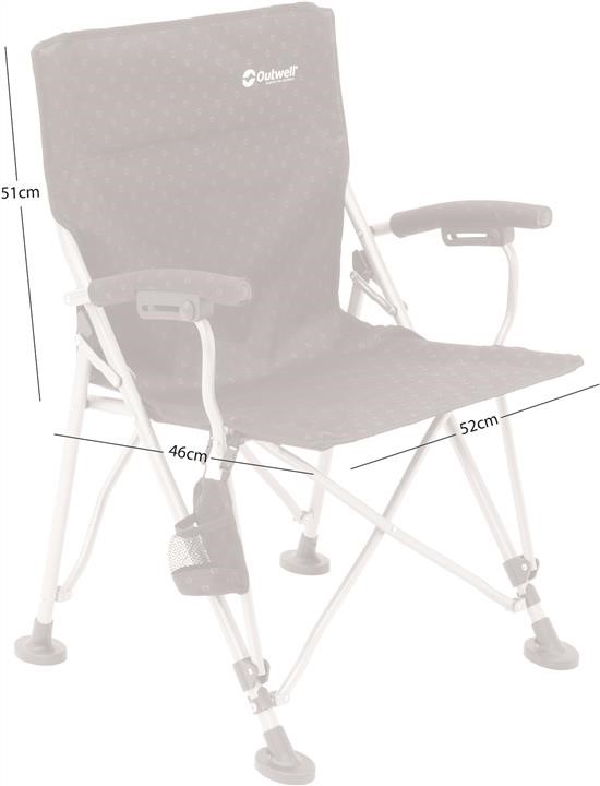 Folding chair Outwell Campo Night Blue (61x61x89cm) Outwell 928875