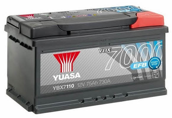 Yuasa YBX7110 Battery Yuasa 12V 75AH 730A(EN) R+ YBX7110
