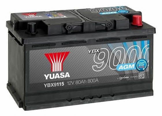 Yuasa YBX9115 Battery Yuasa YBX9000 AGM Start-Stop Plus 12V 80AH 800A(EN) R+ YBX9115
