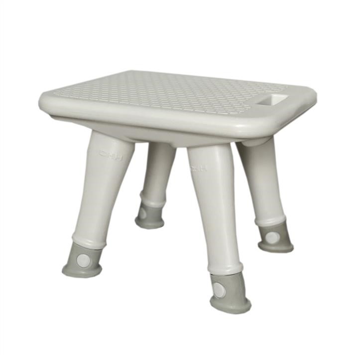Time Eco 4000810002504 Plastic stool TE-27, white, 27 cm 4000810002504