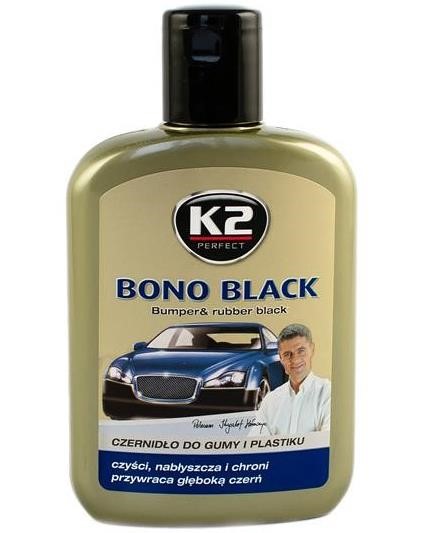 K2 K030 Means care tires and black bumpers (liquid) BONO BLACK 200 g K030
