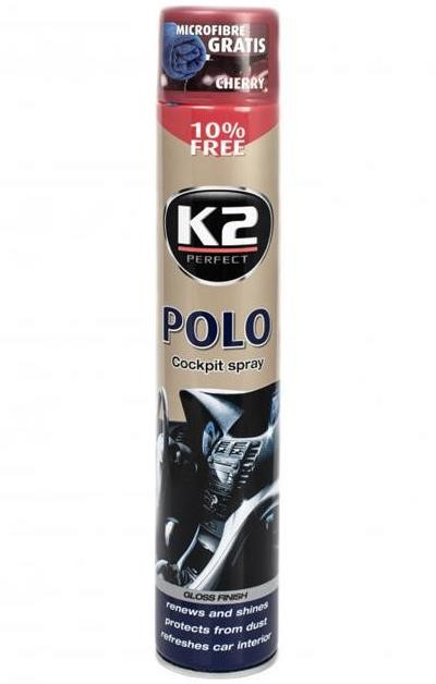 K2 K407WA1 Polish for plastic K2 POLO COCKPIT, vanilla, 750 ml K407WA1