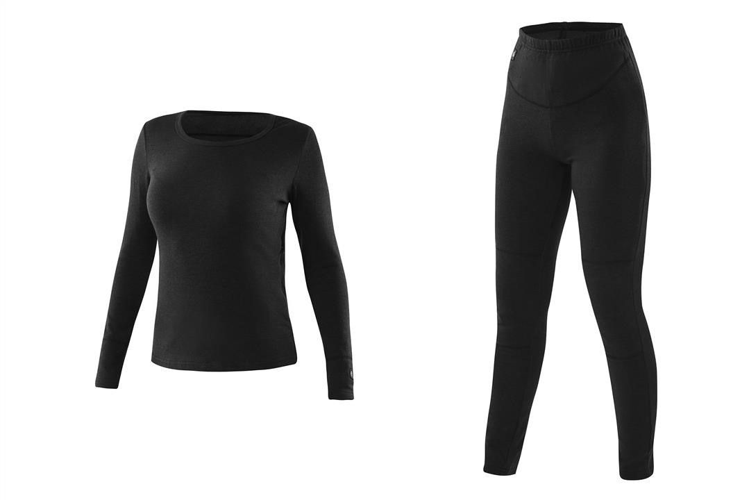 2E Tactical 2E-HUEFWL-BK Efiber For Women Heated Thermal Underwear Black, Size L 2EHUEFWLBK